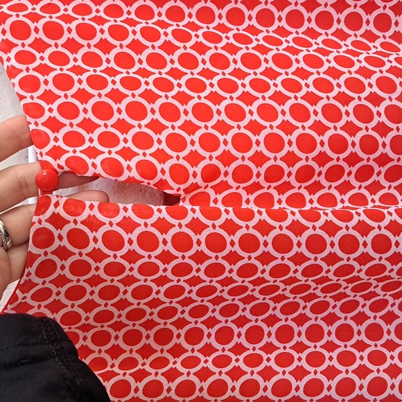 Tacera Red/White Elastic Waist Band Sleeveless Lined Dress. Size 3X NWOT - Picture 8 of 10